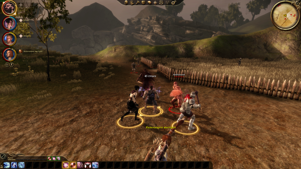 Бой из Dragon Age: Origins