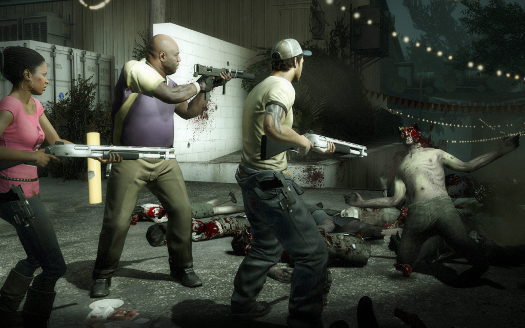 Скриншот из игры Left 4 Dead 2 — кооперативная игра на двоих игроков
