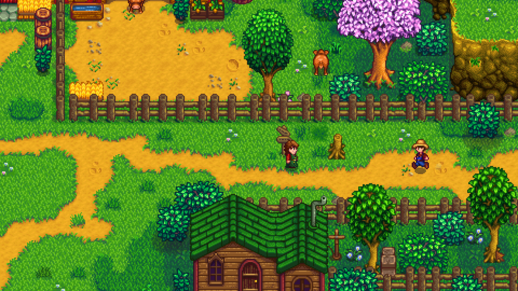 Скриншот из игры Stradew Valley — кооперативная игра на двоих игроков